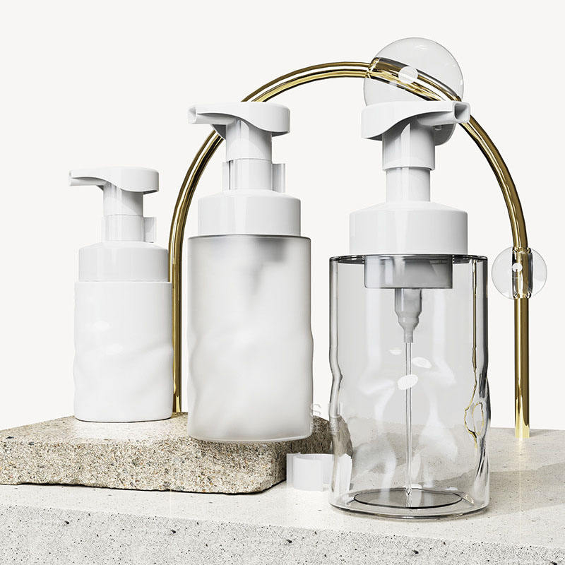 150 мл 250 мл 300 мл 400 мл ПЭТ телесного розового цвета Пенящаяся бутылка для мыла для рук Многоразовая бутылка для пенного насоса