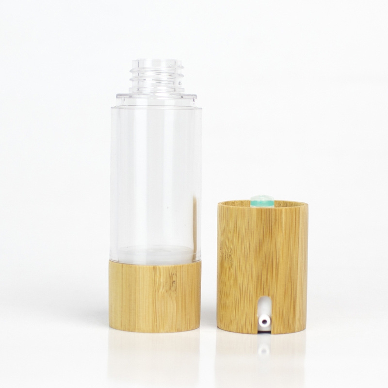 15 мл, 30 мл, 50 мл, бамбуковый лосьон, безвоздушный флакон с насосом, 1 унция, 1,7 унции, эмульсионный крем для глаз, вакуумный косметический контейнер 15 мл, 30 мл, 50 мл, бамбуковый лосьон, безвоздушный флакон с насосом, 1 унция, 1,7 унции, эмульсионный крем для глаз, вакуумный косметический контейнер
