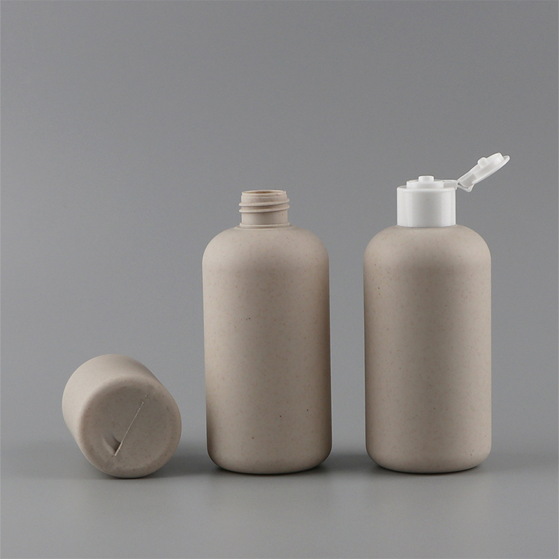 Биоразлагаемый 150 мл 250 мл 400 мл 500 мл косметический контейнер для выдавливания пшеничной соломы, круглая бутылка для шампуня, бутылка для мытья тела с откидной крышкой Биоразлагаемый 150 мл 250 мл 400 мл 500 мл косметический контейнер для выдавливания пшеничной соломы, круглая бутылка для шампуня, бутылка для мытья тела с откидной крышкой