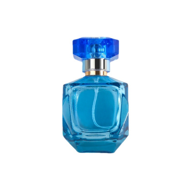 Синий Пустой Стеклянный Спрей Флаконы Духов Упаковка Стеклянная Бутылка