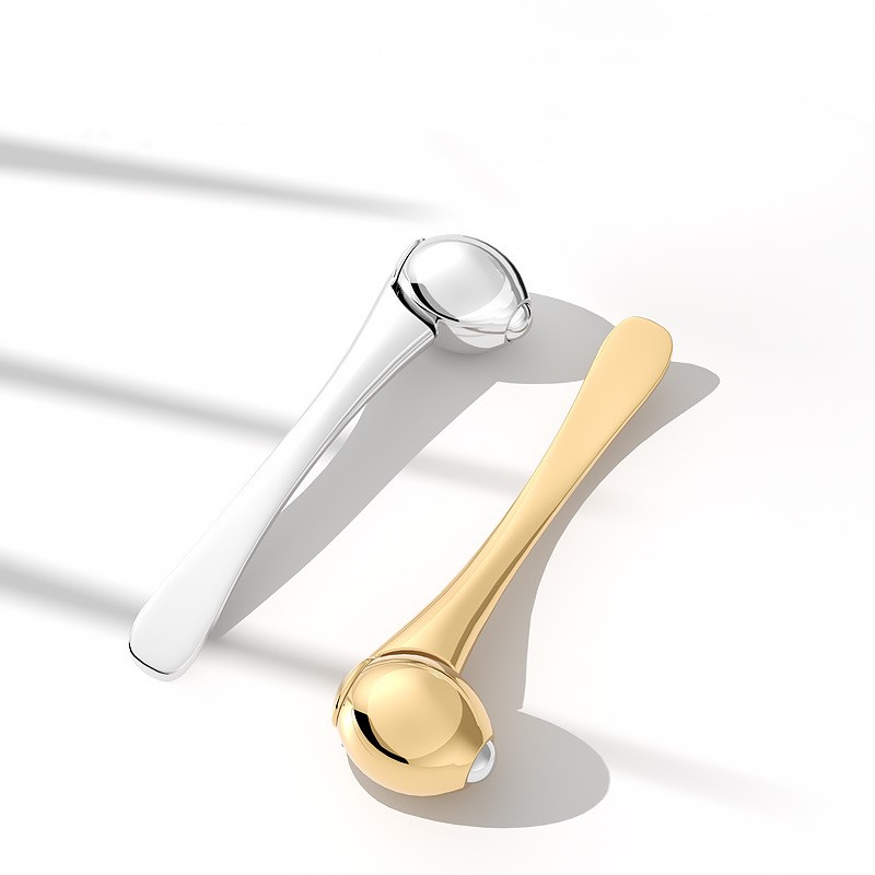 Ролик для глаз, массажная палочка, аппликатор для крема для глаз, косметические шпатели, против морщин, ложка для лица, инструмент для ухода за лицом из золотого сплава Ролик для глаз, массажная палочка, аппликатор для крема для глаз, косметические шпатели, против морщин, ложка для лица, инструмент для ухода за лицом из золотого сплава