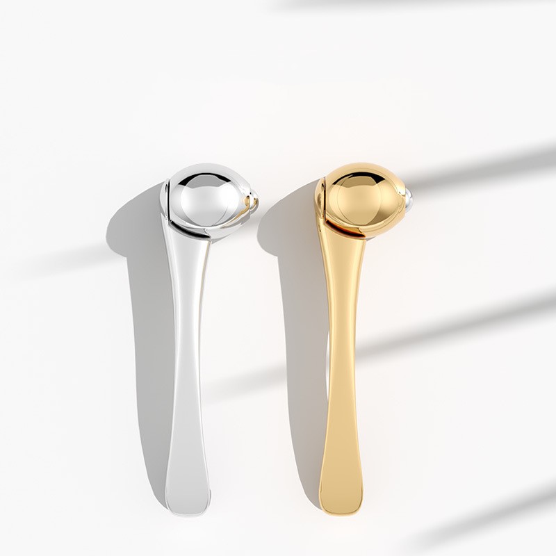 Ролик для глаз, массажная палочка, аппликатор для крема для глаз, косметические шпатели, против морщин, ложка для лица, инструмент для ухода за лицом из золотого сплава Ролик для глаз, массажная палочка, аппликатор для крема для глаз, косметические шпатели, против морщин, ложка для лица, инструмент для ухода за лицом из золотого сплава