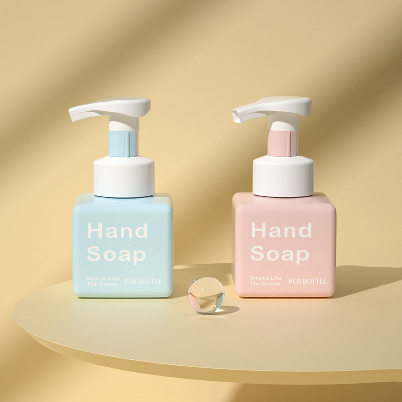 Многоразовый PCR 250 мл квадратный дозатор мыла для очищающего средства для лица Пластиковая бутылка для мытья тела с мылом для рук с пенным насосом Многоразовый PCR 250 мл квадратный дозатор мыла для очищающего средства для лица Пластиковая бутылка для мытья тела с мылом для рук с пенным насосом