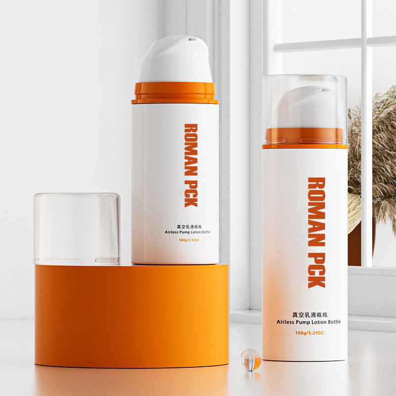 Косметическая безвоздушная бутылка серии 30 мл, 50 мл, 100 мл, белая безвоздушная бутылка с насосом, вакуумный лосьон, эссенция, крем для лица, безвоздушная бутылка
