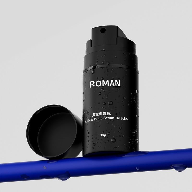 Матовая черная бутылка лосьона 15 мл 30 мл 50 мл 100 мл 120 мл 150 мл Безвоздушная бутылка с насосом для ухода за кожей для косметической упаковки Матовая черная бутылка лосьона 15 мл 30 мл 50 мл 100 мл 120 мл 150 мл Безвоздушная бутылка с насосом для ухода за кожей для косметической упаковки