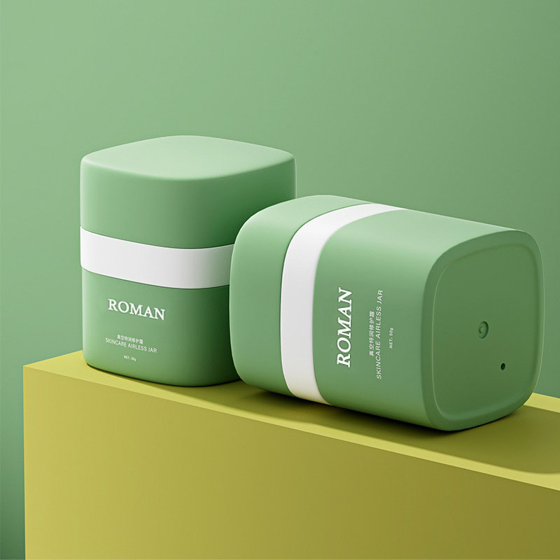 15 г 30 г 50 г круглые безвоздушные баночки для крема с насосом, полипропиленовые двустенные банки с пластиковой крышкой для губной помады, румян, туши, увлажняющих кремов