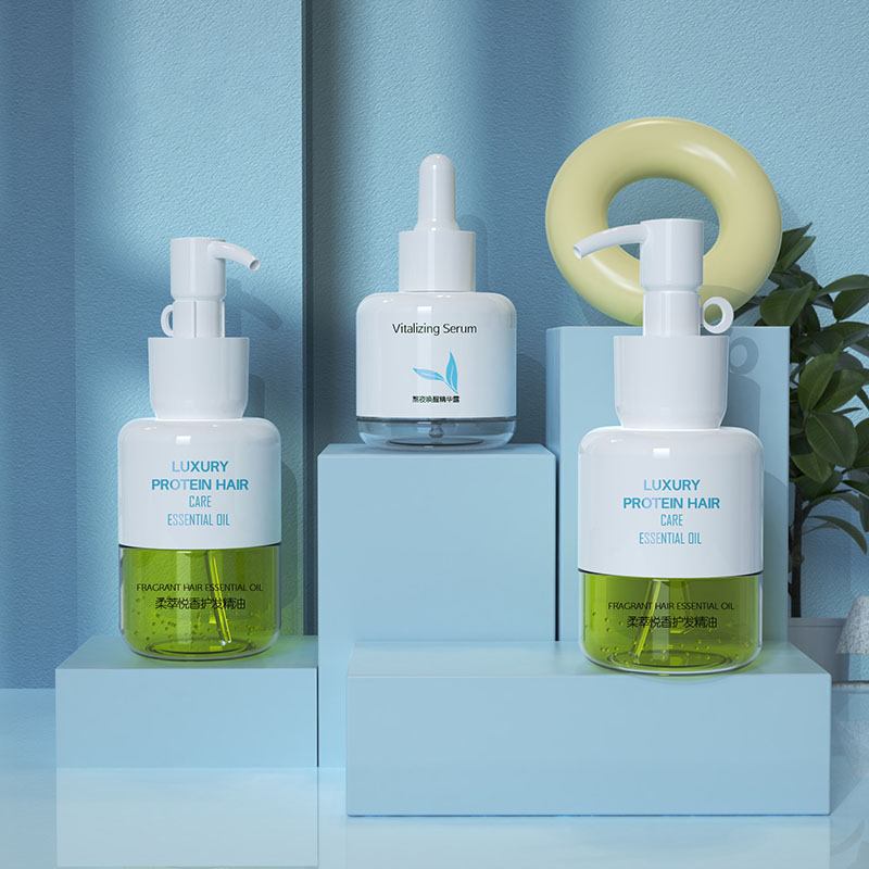 Капельница большого объема 50 мл 80 мл 100 мл Пластиковые бутылки с маслом для волос Упаковка для ухода за кожей Пустая пластиковая упаковка с маслом для тела