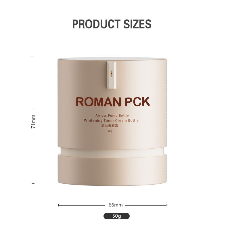 Цилиндрическая безвоздушная бутылка, ПП, пустая, 15 г, 30 г, 50 г, косметический крем для лица, основа для ухода за кожей, солнцезащитный крем, матовые банки с вакуумным насосом Цилиндрическая безвоздушная бутылка, ПП, пустая, 15 г, 30 г, 50 г, косметический крем для лица, основа для ухода за кожей, солнцезащитный крем, матовые банки с вакуумным насосом