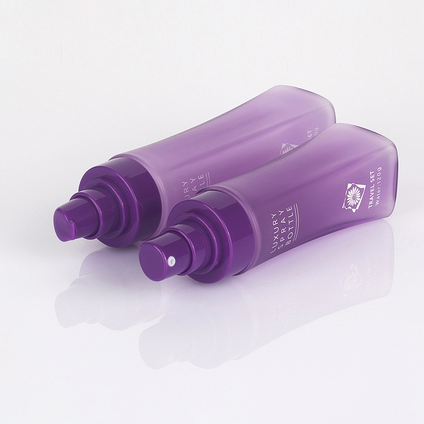 80 мл 120 мл 150 мл 200 мл Пластиковая дорожная бутылка для домашних животных в форме талии Взрывоопасная конструкция для лосьонов, тонера, воды - маленький размер, удобная бутылочка с распылителем