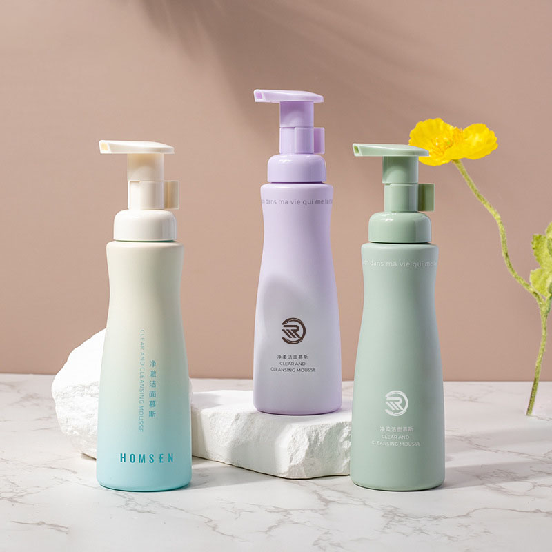 150 мл ПЭТ-мусс-пена с 30 горлышками, детский шампунь для мытья тела, облегающая дизайнерская бутылка для ухода за телом, очищающее средство для ухода за телом