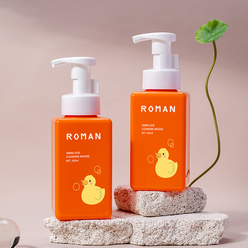 250 мл 300 мл 450 мл 500 мл 650 мл Очищающий мусс для ухода за кожей Бутылка для шампуня с квадратными ресницами Бутылка с пеной для отелей Упаковка туалетных принадлежностей