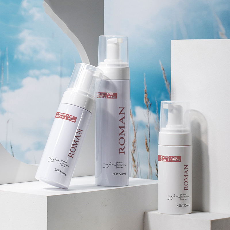 Пластиковая нежная очищающая пена для мыла для рук, бутылка с насосом, дозатор пены, бутылка для очищающего средства для ухода за кожей лица, 100 мл, 120 мл, 150 мл, 200 мл