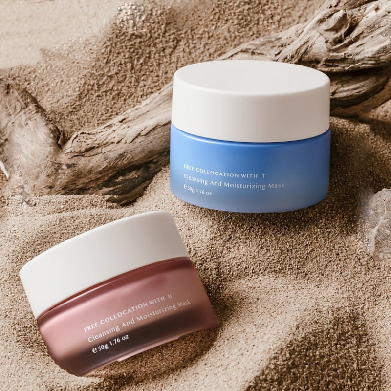 Классическая круглая стеклянная кремовая банка косметическая упаковка для сливок для лица и сливок для глаз Классическая круглая стеклянная кремовая банка косметическая упаковка для сливок для лица и сливок для глаз