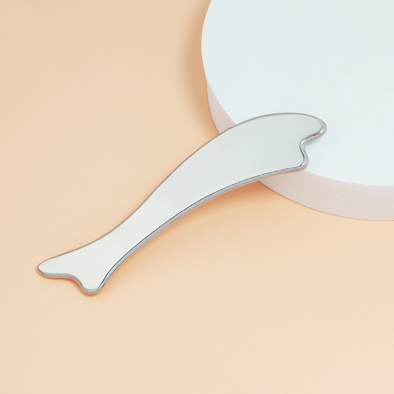 Доска Гуа Ша из цинкового сплава в форме рыбы с персонализированными цветами и логотипом