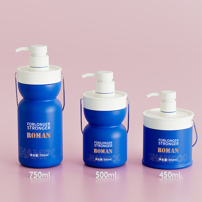 450 мл 500 мл 750 мл пластиковая пустая бутылка для лосьона для домашних животных, детское масло для волос, шампунь и кондиционер, косметический контейнер, детские бутылки для шампуня