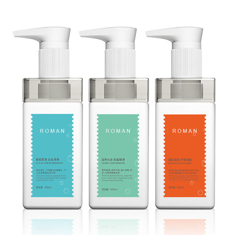 500 мл 750 мл Роскошная пустая косметическая пластиковая бутылка с шампунем и кондиционером с квадратным плечом и лосьоном для отеля с дозатором мыла для ручной стирки 500 мл 750 мл Роскошная пустая косметическая пластиковая бутылка с шампунем и кондиционером с квадратным плечом и лосьоном для отеля с дозатором мыла для ручной стирки