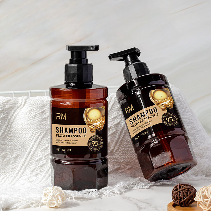 500 мл пластиковая бутылка-насос для домашних животных с винтовым насосом, высококачественная бутылка шампуня для отелей для упаковки личной гигиены