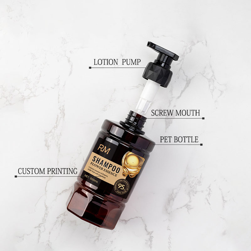 500 мл пластиковая бутылка-насос для домашних животных с винтовым насосом, высококачественная бутылка шампуня для отелей для упаковки личной гигиены 500 мл пластиковая бутылка-насос для домашних животных с винтовым насосом, высококачественная бутылка шампуня для отелей для упаковки личной гигиены