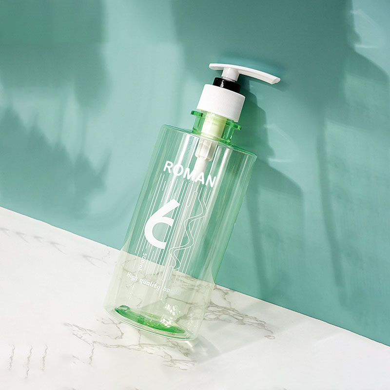 Зеленый пластиковый ПЭТ для ухода за кожей, очищающее масло для лица, скраб для тела, лосьон для мытья, спрей для волос, шампунь и кондиционер, набор бутылочек с помпой Зеленый пластиковый ПЭТ для ухода за кожей, очищающее масло для лица, скраб для тела, лосьон для мытья, спрей для волос, шампунь и кондиционер, набор бутылочек с помпой