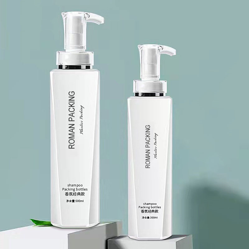 Роскошный белый 300 мл 500 мл длинный и тонкий насос для лосьона, бутылка для шампуня, гель для душа, упаковка для мытья тела с золотым насосом Роскошный белый 300 мл 500 мл длинный и тонкий насос для лосьона, бутылка для шампуня, гель для душа, упаковка для мытья тела с золотым насосом