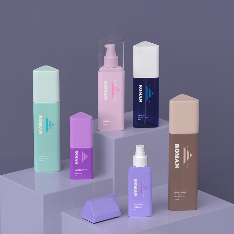 Надежный пластиковый контейнер для шампуня с треугольниками, 30 мл, 50 мл, 80 мл, гель для душа, кондиционер для волос, лосьон, бутылка с насосом для средства для чистки лица