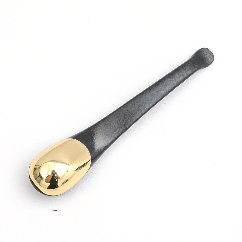 Золотой, серебряный косметический шпатель, высококачественная металлическая ложка для крема для лица и глаз, косметическая ложка для маски для лица Золотой, серебряный косметический шпатель, высококачественная металлическая ложка для крема для лица и глаз, косметическая ложка для маски для лица