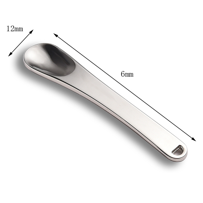 Мини-шпатель для смешивания макияжа, металлическая косметическая ложка, шпатель Мини-шпатель для смешивания макияжа, металлическая косметическая ложка, шпатель