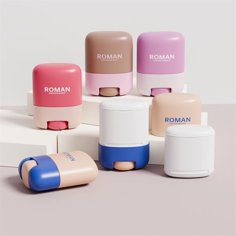 Уход за кожей Пустой пластиковый контейнер для дезодоранта 30 г 50 г с повторно наполненной бутылкой для упаковки Уход за кожей Пустой пластиковый контейнер для дезодоранта 30 г 50 г с повторно наполненной бутылкой для упаковки