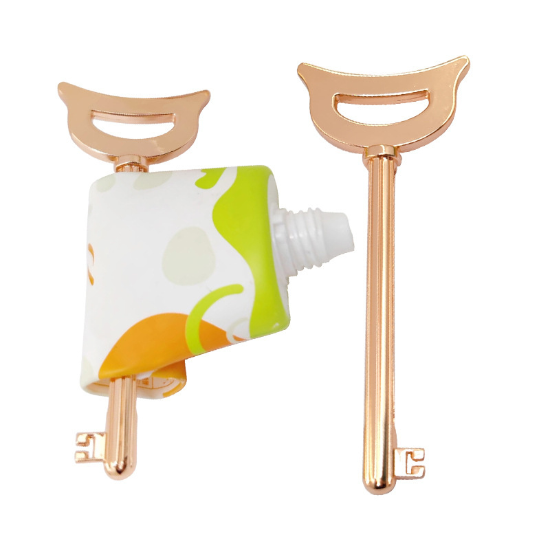 Уникальный дизайн тюбика из цинкового сплава в форме ключа для зубной пасты, косметической кремовой упаковки Уникальный дизайн тюбика из цинкового сплава в форме ключа для зубной пасты, косметической кремовой упаковки